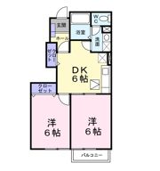 フラワーヒル Aの間取り画像