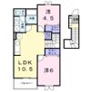 フラワーヒル Bの間取り画像