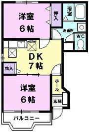 ドミールウエストの間取り画像