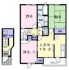 ソレアード Aの間取り画像