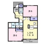 ソレアード Bの間取り画像