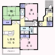 ソレアード Bの間取り画像
