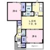 アンソレイエミツイの間取り画像