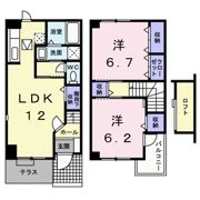 ソレイユMⅢの間取り画像