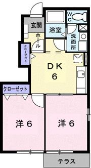 グランツ・ティー1Aの間取り画像