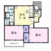 アルカンシエルⅠの間取り画像