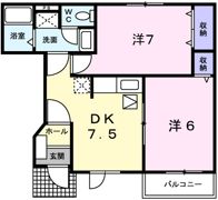 エレガンシアⅠの間取り画像