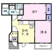 エレガンシアⅡの間取り画像