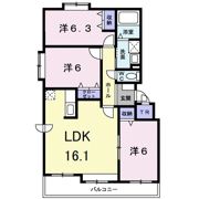ピースフル三和の間取り画像
