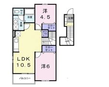 エターナルカーサBの間取り画像