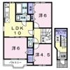 アンソレイエⅠの間取り画像