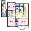 アンソレイエⅡの間取り画像