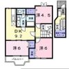 アンソレイエⅡの間取り画像