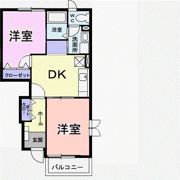 エレガント ガーデン Aの間取り画像