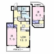 ベル・ソレイユKⅡの間取り画像