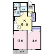 クルーセ Bの間取り画像