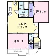 グランドハイツ北館の間取り画像