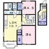 ベル・アルカンシェルBの間取り画像