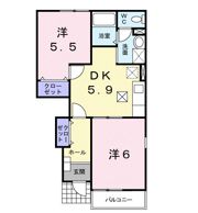 ソーレIAの間取り画像