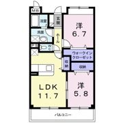 メイユール・Aの間取り画像