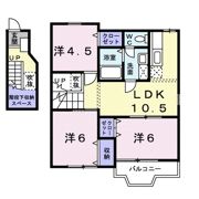 フリーデ ミッテ Aの間取り画像