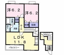 コンフォート タウン Ⅱの間取り画像