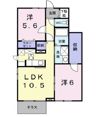 コーラル Bの間取り画像