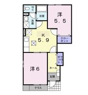 シェーネライツⅠの間取り画像