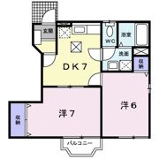 プリムローズⅡの間取り画像