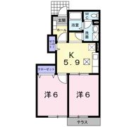 リバーサイド梶原Ⅱの間取り画像