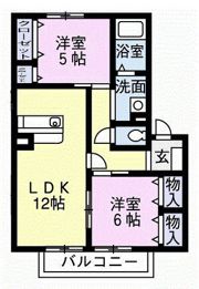 コンフォルタ－ブルBの間取り画像