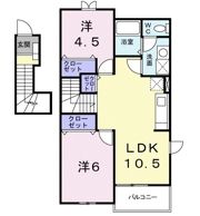 アンソレイエメゾンEの間取り画像