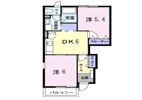 メロディハイム横入川Dの間取り画像
