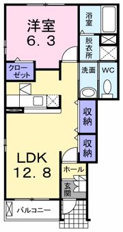 フルジーナBの間取り画像