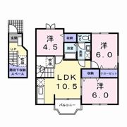 オークハウスの間取り画像