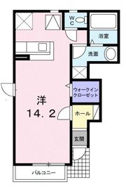 プチレジデンスディーヴァHの間取り画像