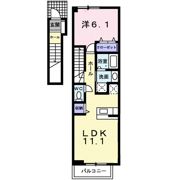 ソレアードB棟の間取り画像