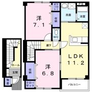 ハーヴェストの間取り画像