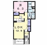 アヴニールⅩⅢの間取り画像