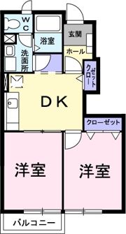 サニーリバーBの間取り画像