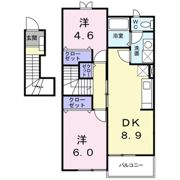 サニーリバーBの間取り画像