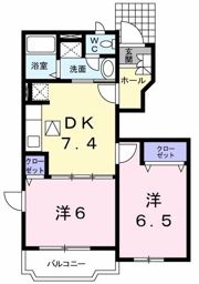アール・ド・ヴィーヴルAの間取り画像