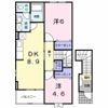 メゾンシミズBの間取り画像