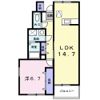 サンパティ砺波Aの間取り画像