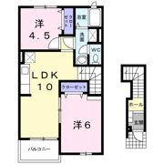 グリシーヌ弐番館の間取り画像