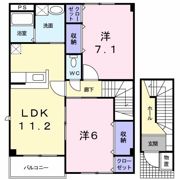 ベルフラワー鳥越の間取り画像