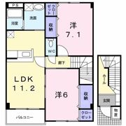 ベルフラワー鳥越の間取り画像