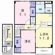 ベルフラワー鳥越の間取り画像