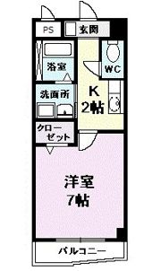 プラシードカーサの間取り画像