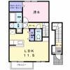 メイプレーヌ Bの間取り画像